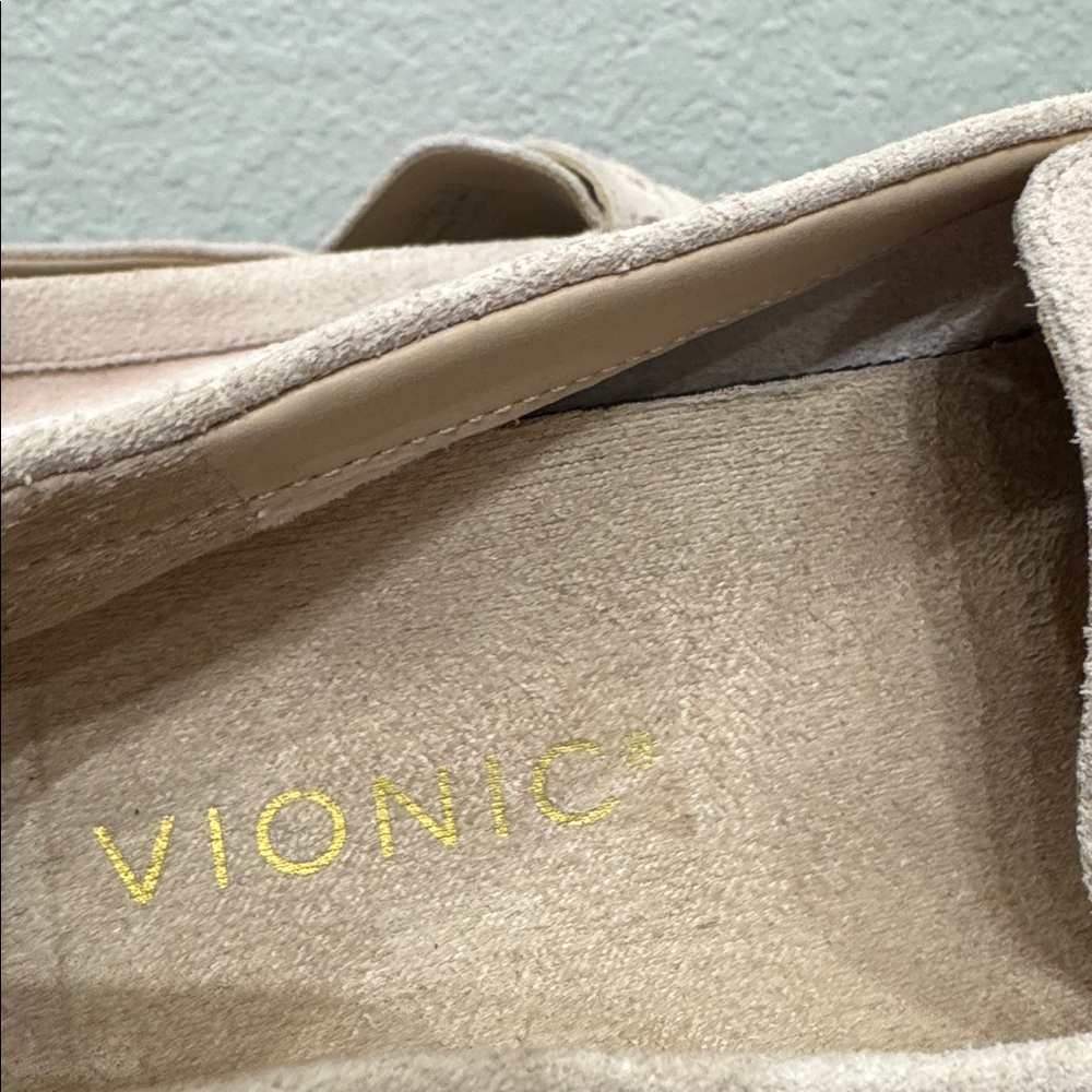 Vionic Uptown Pink Suede Loafers Size 7.5 - Picture 7 of 9